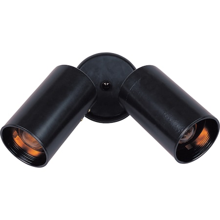 Maxim Lighting Spots 2-Light 16.5" Wide Black Flush Mount Light 92011BK
